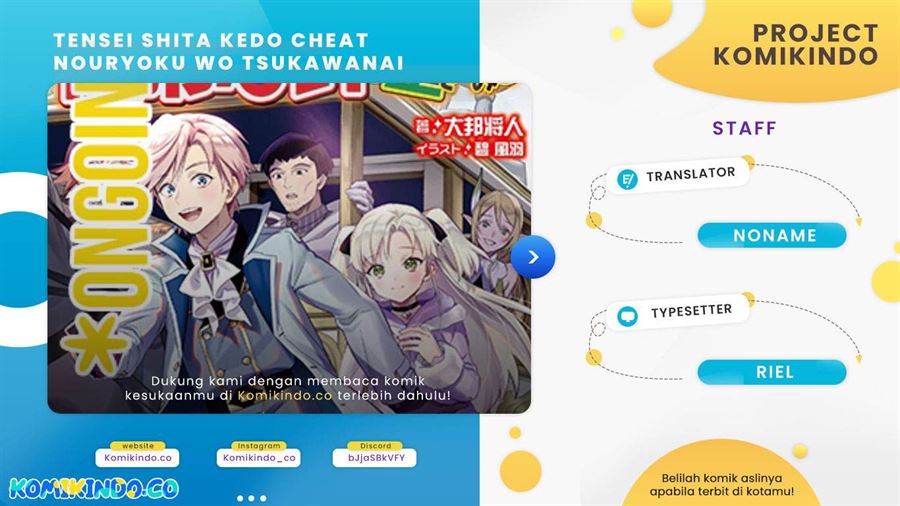 Baca Komik Tensei Shita Kedo Cheat Nouryoku wo Tsukawanai De Ikite Miru Chapter 1 Gambar 1