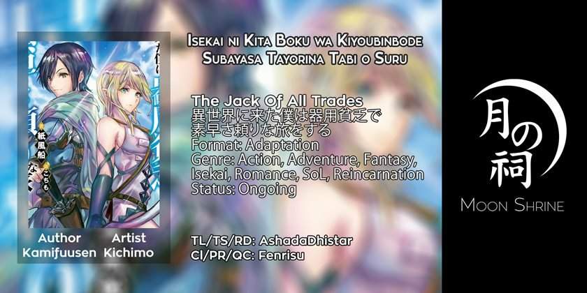 Baca Komik Isekai ni Kita Boku wa Kiyoubinbode Subaya-sa Tayorina Tabi o Suru Chapter 2.2 Gambar 1