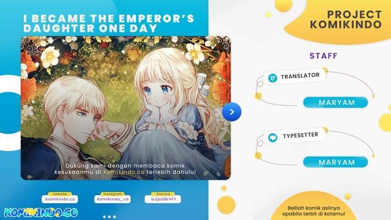 Baca Komik I Became The Emperor’s Daughter One Day Chapter 55 Gambar 1