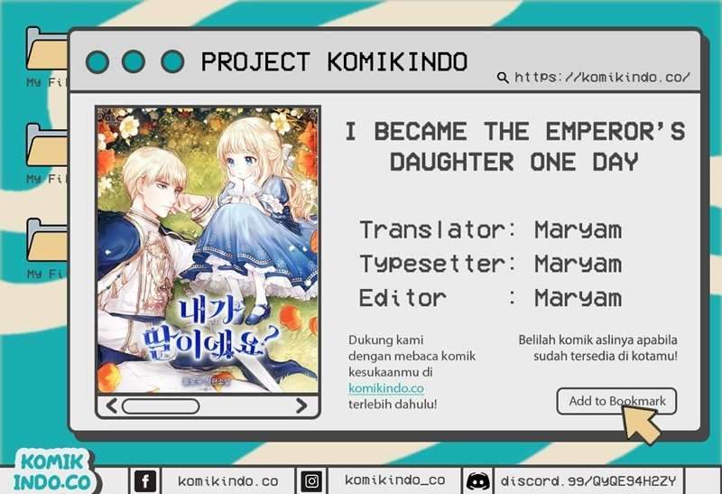 Baca Komik I Became The Emperor’s Daughter One Day Chapter 22 Gambar 1