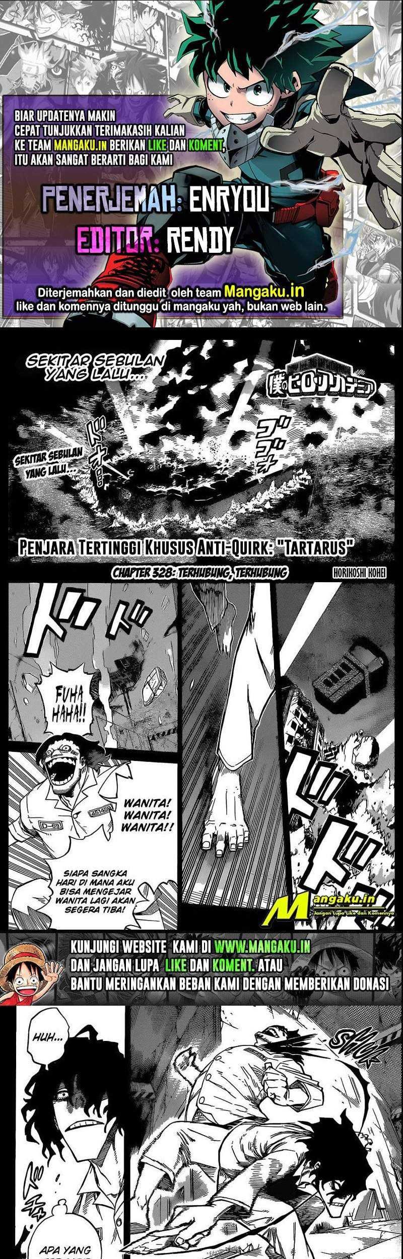 Baca Komik Boku no Hero Academia Chapter 328 Gambar 1