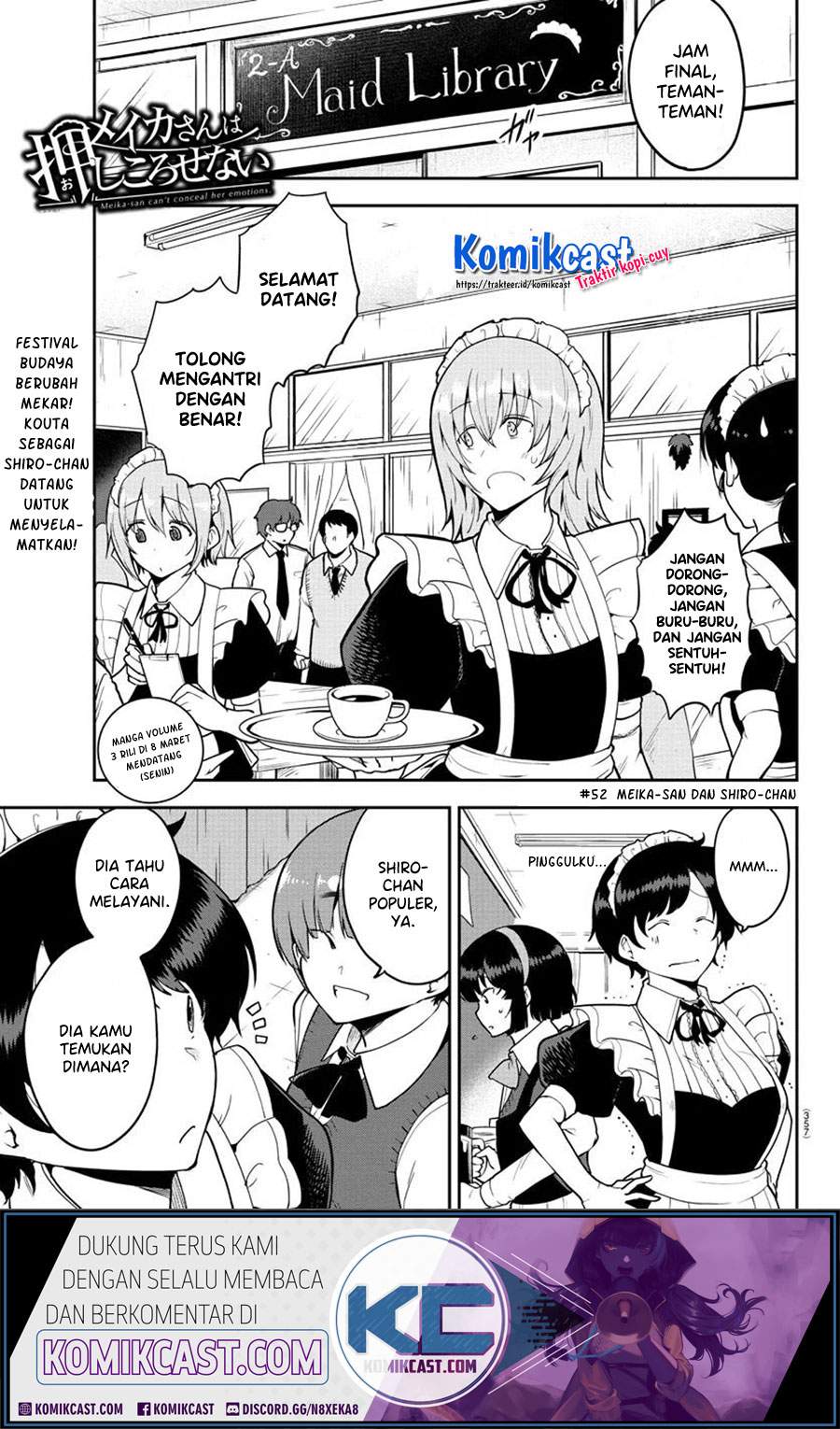 Baca Meika-san Can’t Conceal Her Emotions Chapter 52 Gambar 2