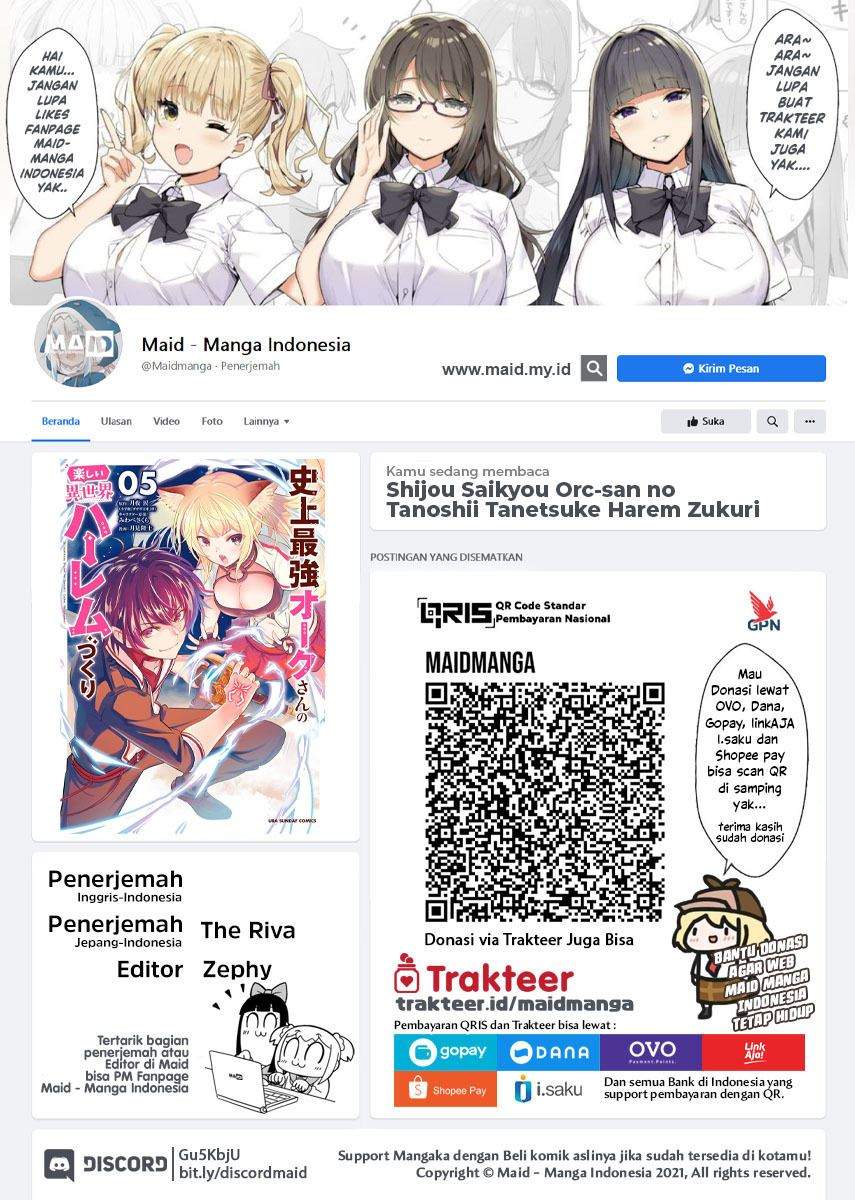 Baca  Shijou Saikyou Orc-san no Tanoshii Tanetsuke Harem Zukuri Chapter 58.2 Gambar 2