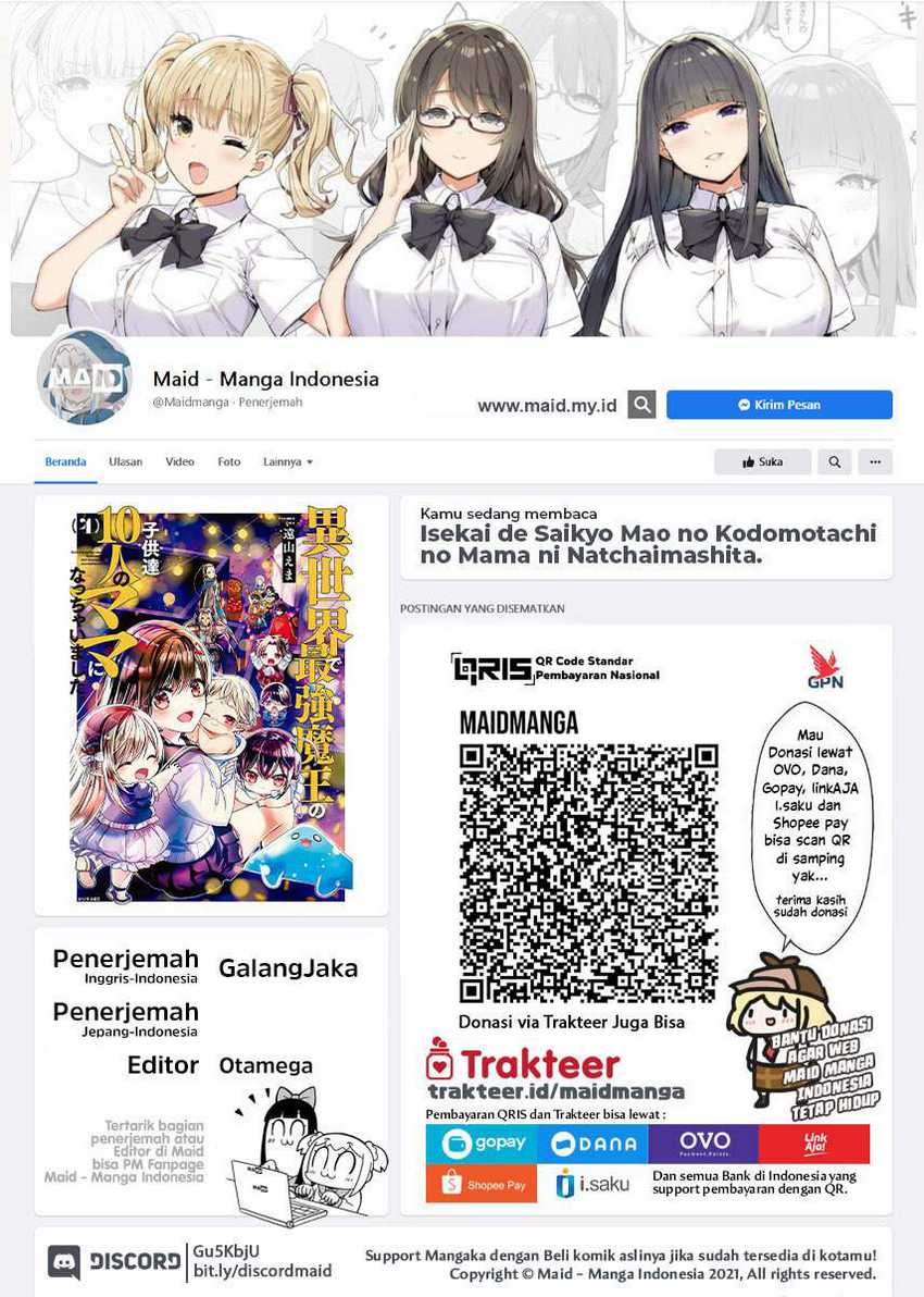 Baca Isekai de Saikyo Mao no Kodomotachi no Mama ni Natchaimashita. Chapter 14 Gambar 2