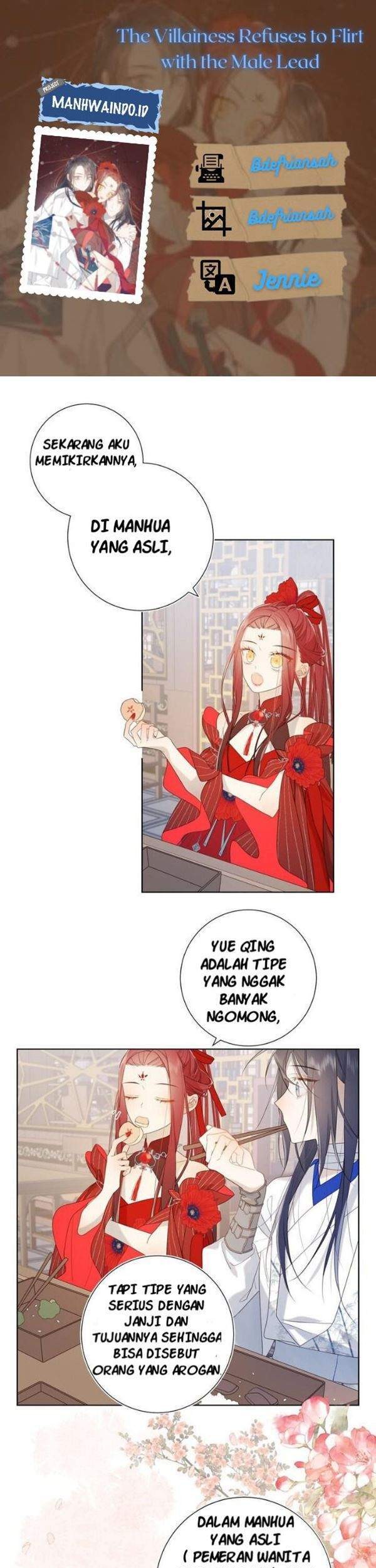 Baca Komik The Villainess Refuses to Flirt with the Male Lead Chapter 16 Gambar 1