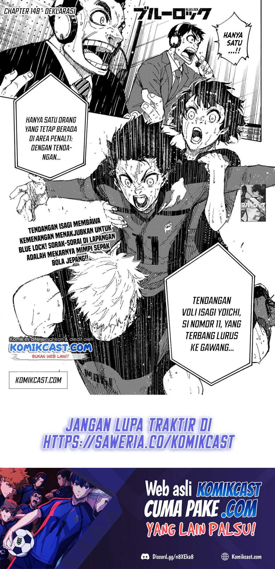Baca Manga Blue Lock Chapter 148 Gambar 2
