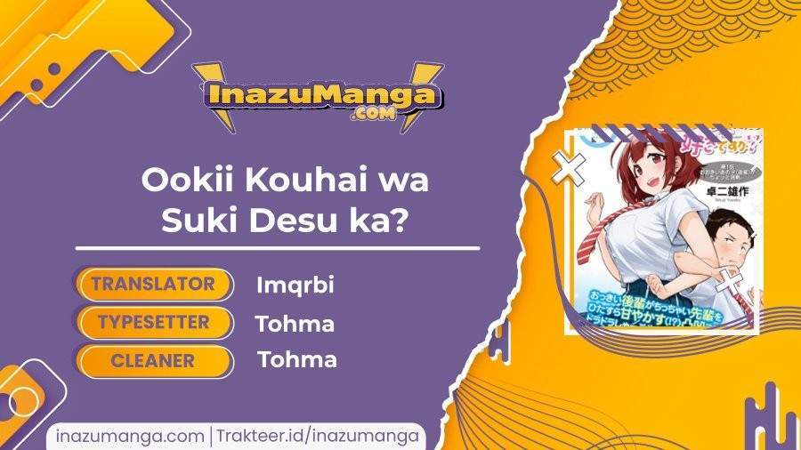 Baca Komik Ookii Kouhai wa Suki Desu ka? Chapter 11 Gambar 1