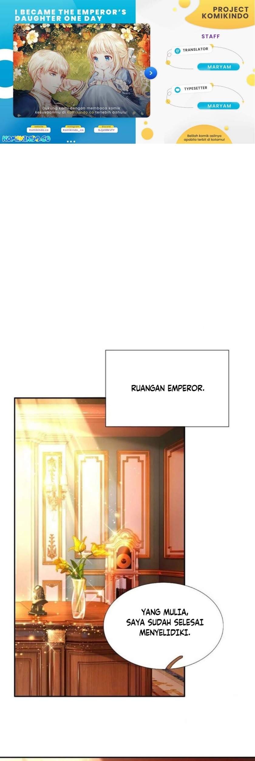 Baca Komik I Became The Emperor’s Daughter One Day Chapter 63 Gambar 1