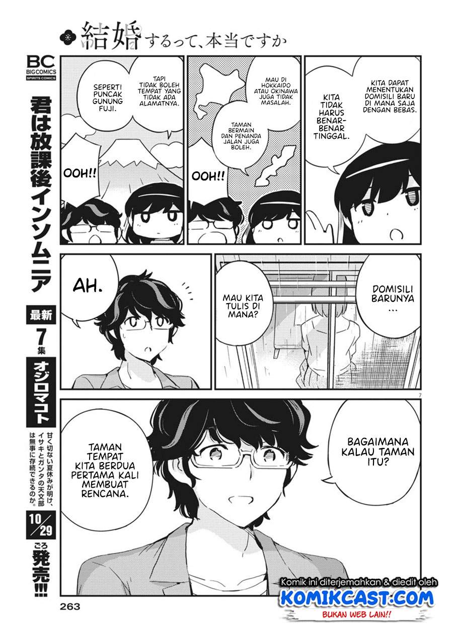 Kekkon Surutte, Hontou Desu Ka? Chapter 53 Gambar 8
