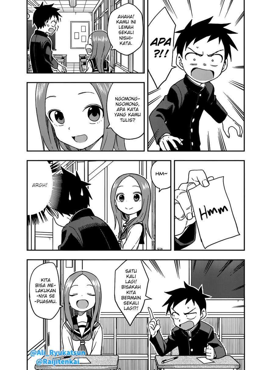 Karakai Jouzu no Takagi-san Chapter 144 Gambar 6
