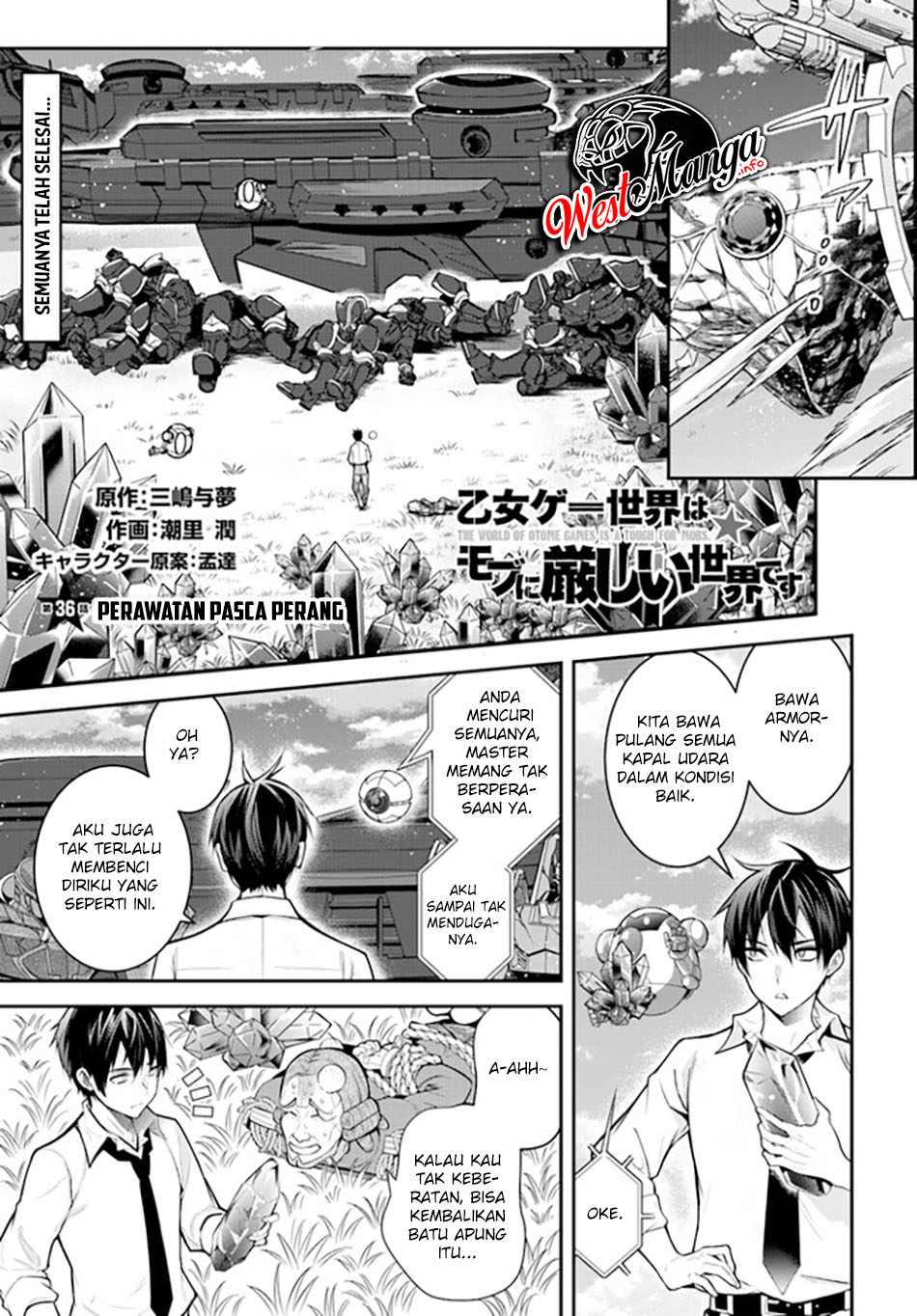 Baca Otome Game Sekai wa Mob ni Kibishii Sekai Desu Chapter 36 Gambar 2