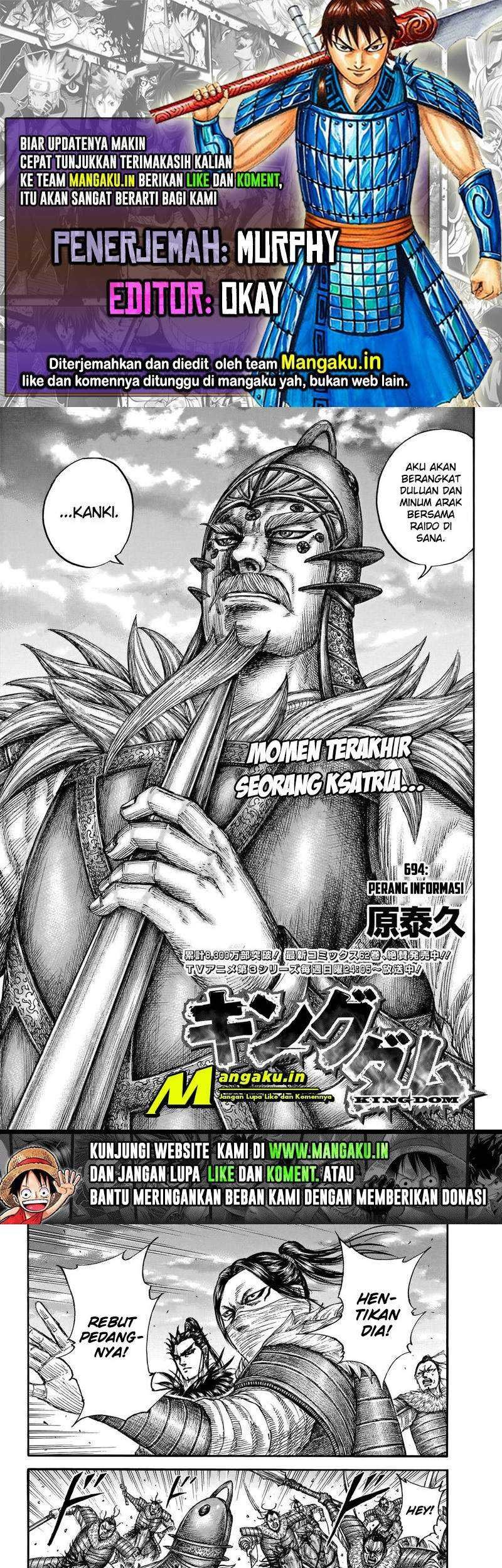 Baca Komik Kingdom Chapter 694 Gambar 1