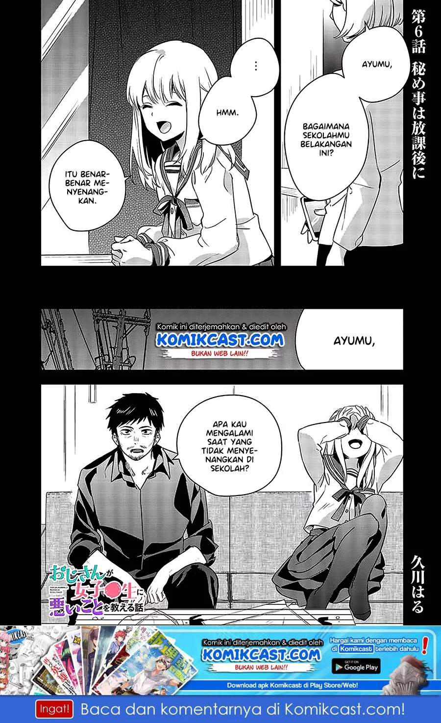 Baca Oji-san ga Joshi●sei ni Warui Koto wo Oshieru hanashi Chapter 6 Gambar 2