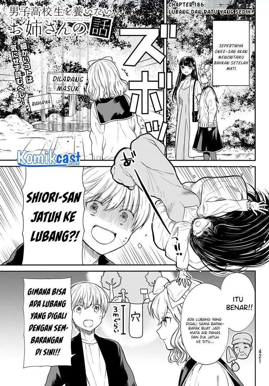 Baca Komik Danshi Koukousei wo Yashinaitai Onee-san no Hanashi Chapter 186 Gambar 1