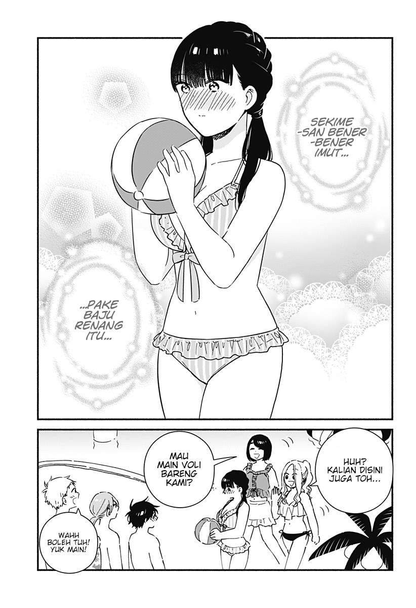 Sekimen Shinaide Sekime-san (Serialization) Chapter 22 Gambar 6
