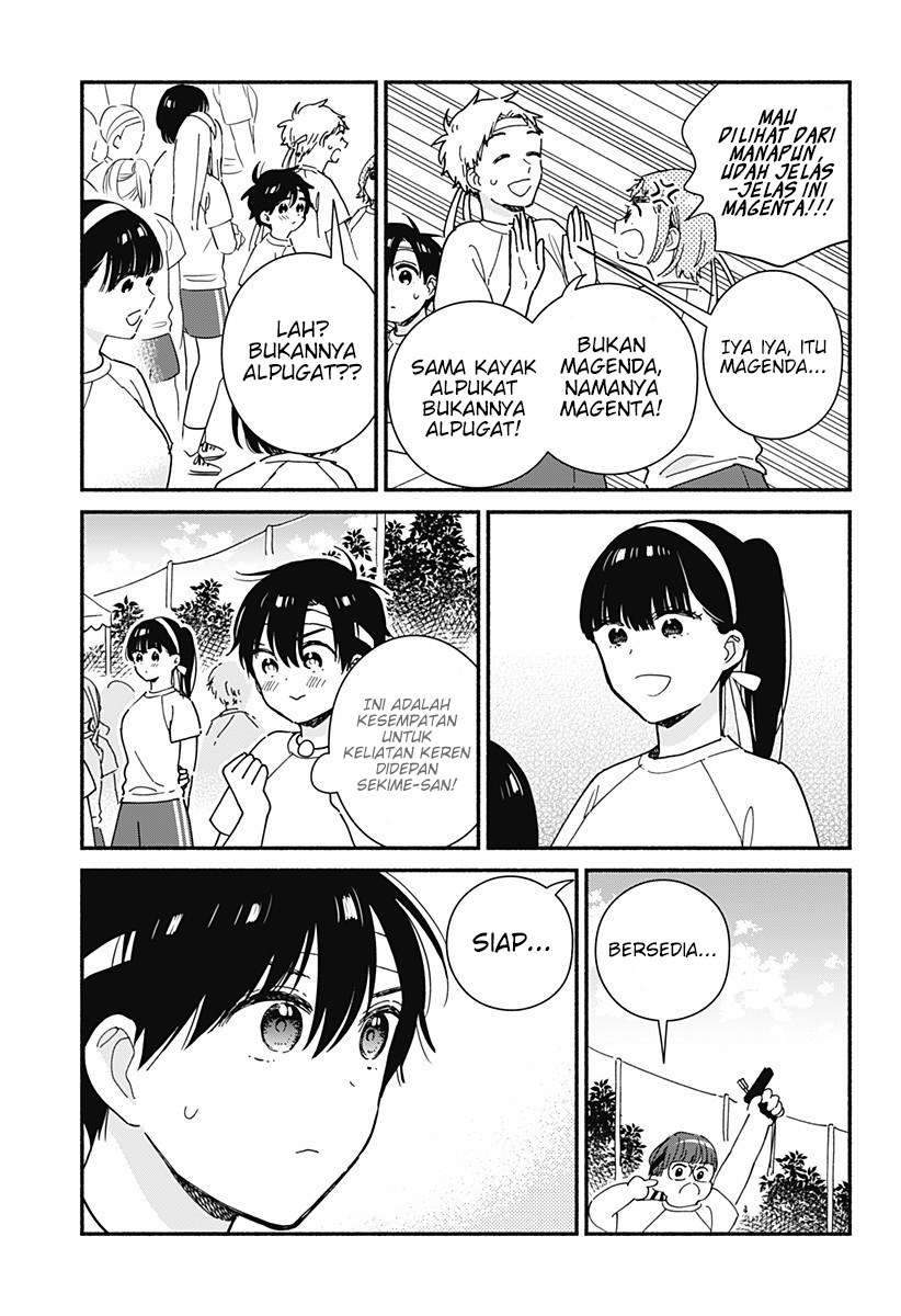 Sekimen Shinaide Sekime-san (Serialization) Chapter 19 Gambar 4