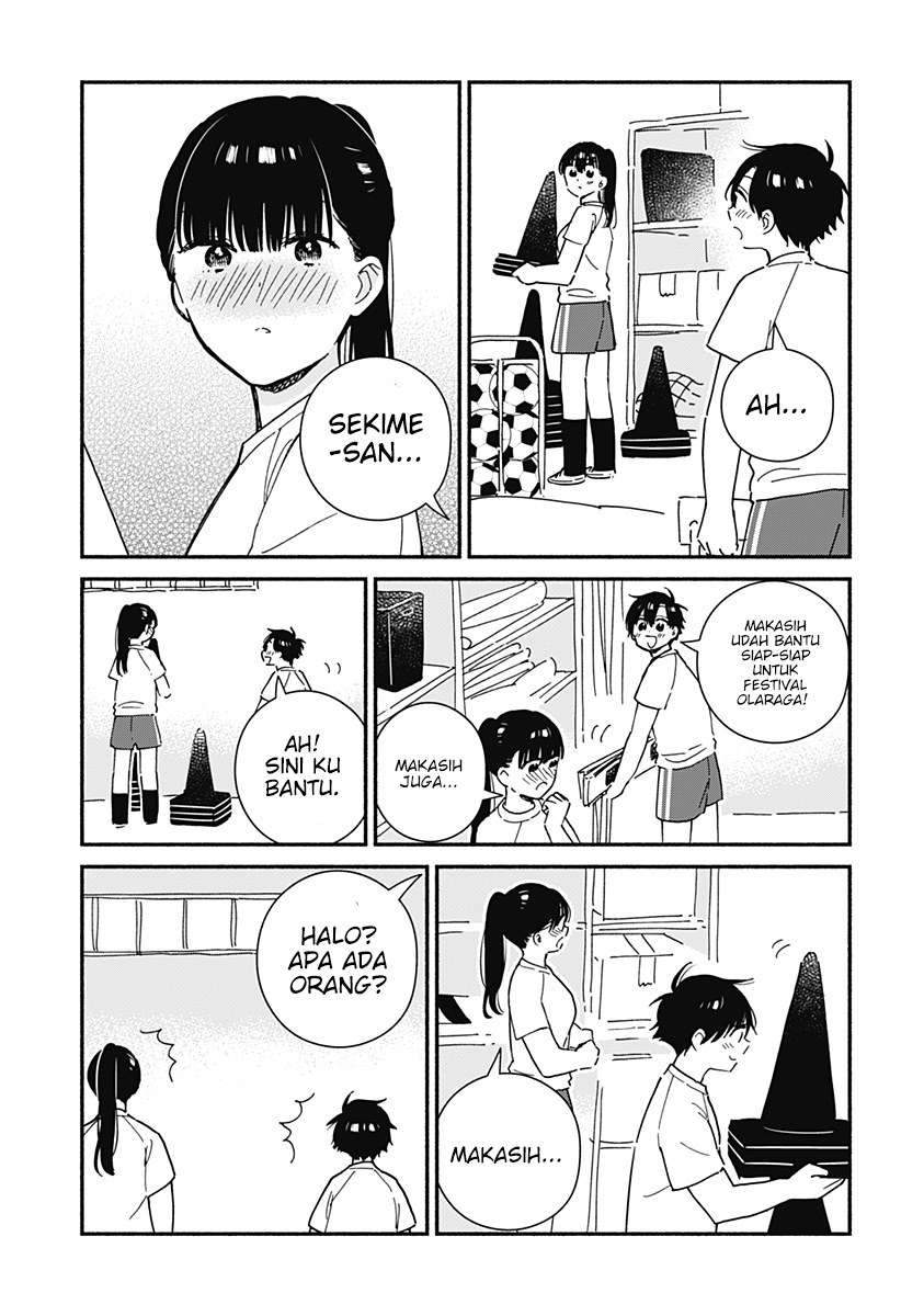 Sekimen Shinaide Sekime-san (Serialization) Chapter 18 Gambar 4
