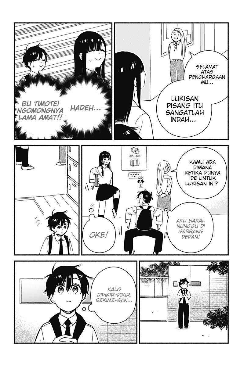 Sekimen Shinaide Sekime-san (Serialization) Chapter 16 Gambar 7