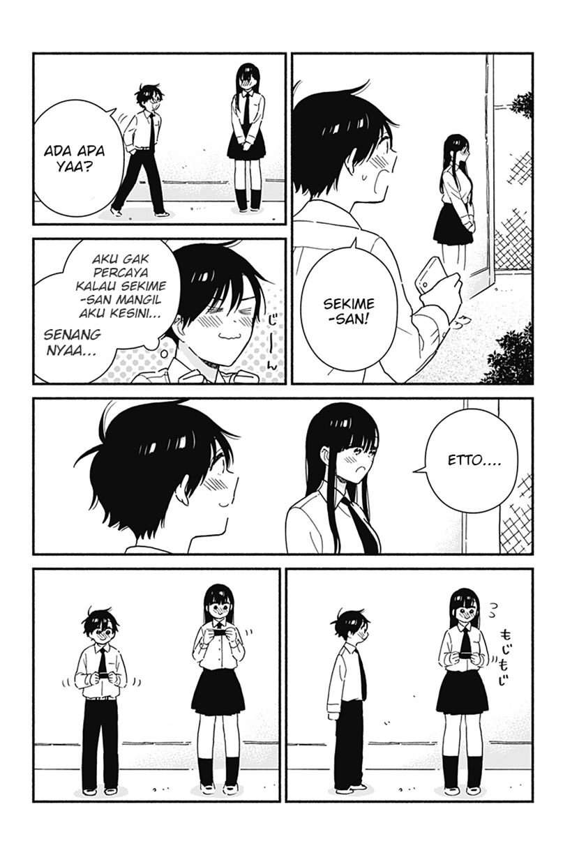Sekimen Shinaide Sekime-san (Serialization) Chapter 14 Gambar 5