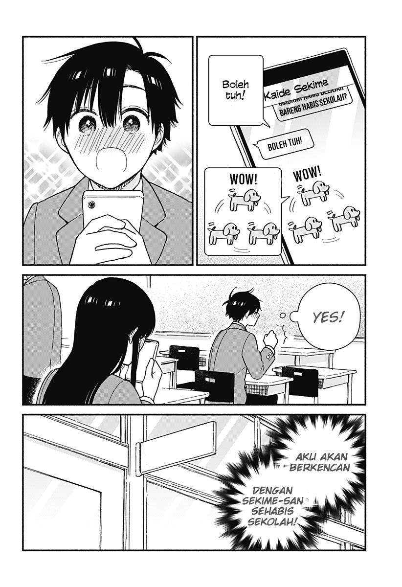 Sekimen Shinaide Sekime-san (Serialization) Chapter 13 Gambar 4