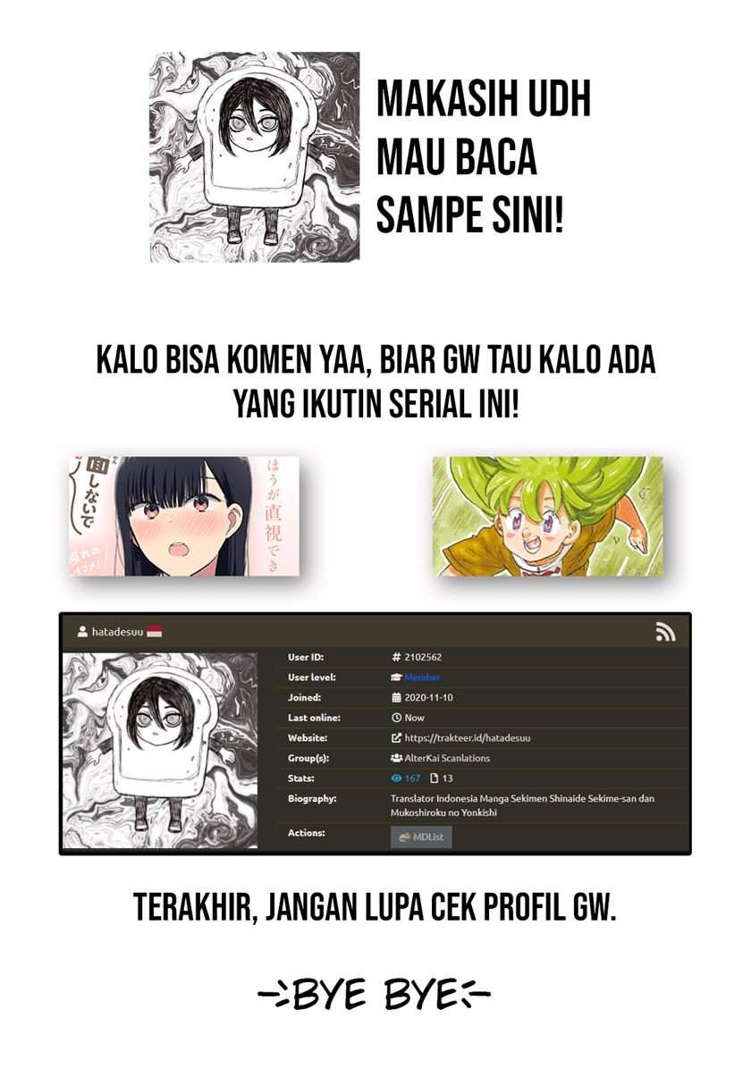 Sekimen Shinaide Sekime-san (Serialization) Chapter 12 Gambar 13
