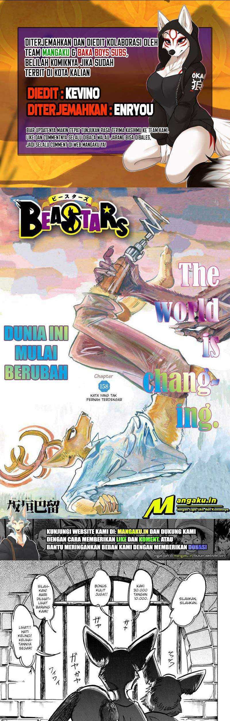 Baca Komik Beastars Chapter 158 Gambar 1