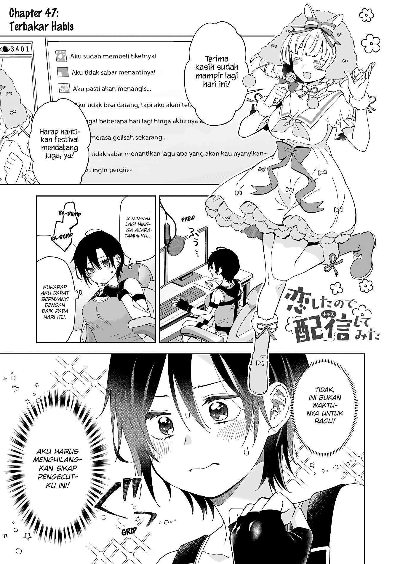 Baca  Koi Shita no de, Haishin Shite Mita Chapter 47 Gambar 2