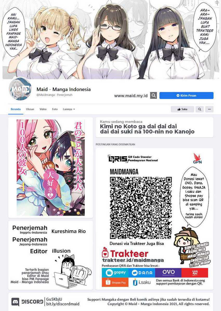 Baca Kimi no Koto ga Dai Dai Dai Dai Daisuki na 100-ri no Kanojo Chapter 60 Gambar 2