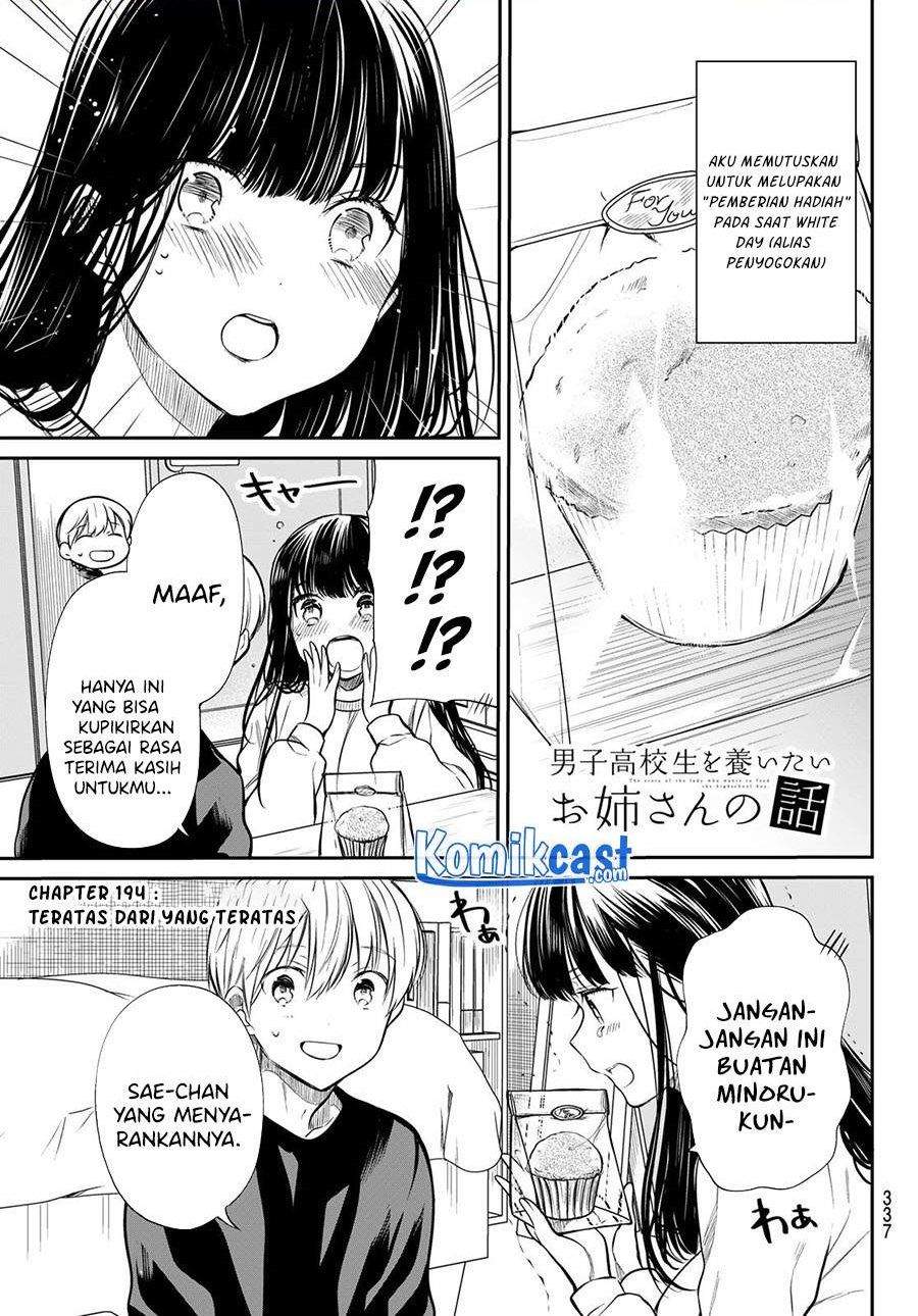 Baca Komik Danshi Koukousei wo Yashinaitai Onee-san no Hanashi Chapter 194 Gambar 1