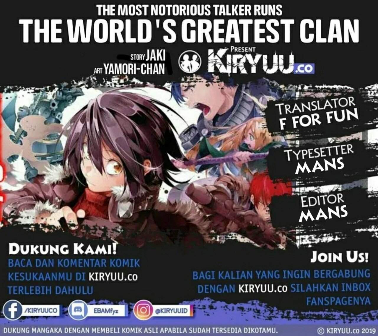 Baca Komik The Most Notorious “Talker” Runs the World’s Greatest Clan Chapter 8 Gambar 1