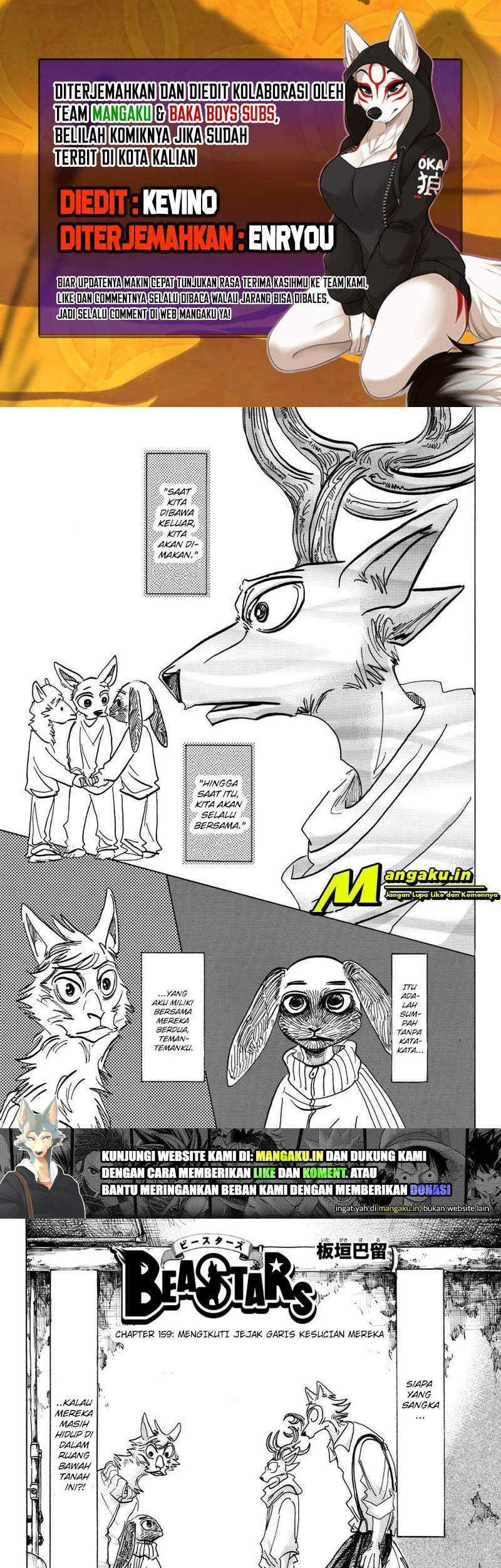 Baca Komik Beastars Chapter 159 Gambar 1