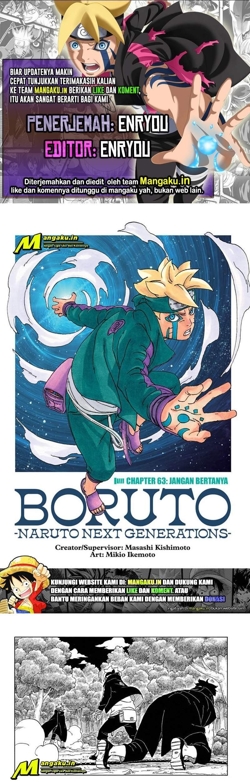 Baca Komik Boruto Chapter 63.1 Gambar 1