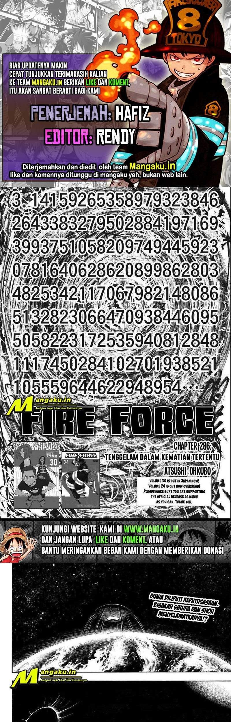 Baca Komik Fire Brigade of Flames Chapter 286 Gambar 1