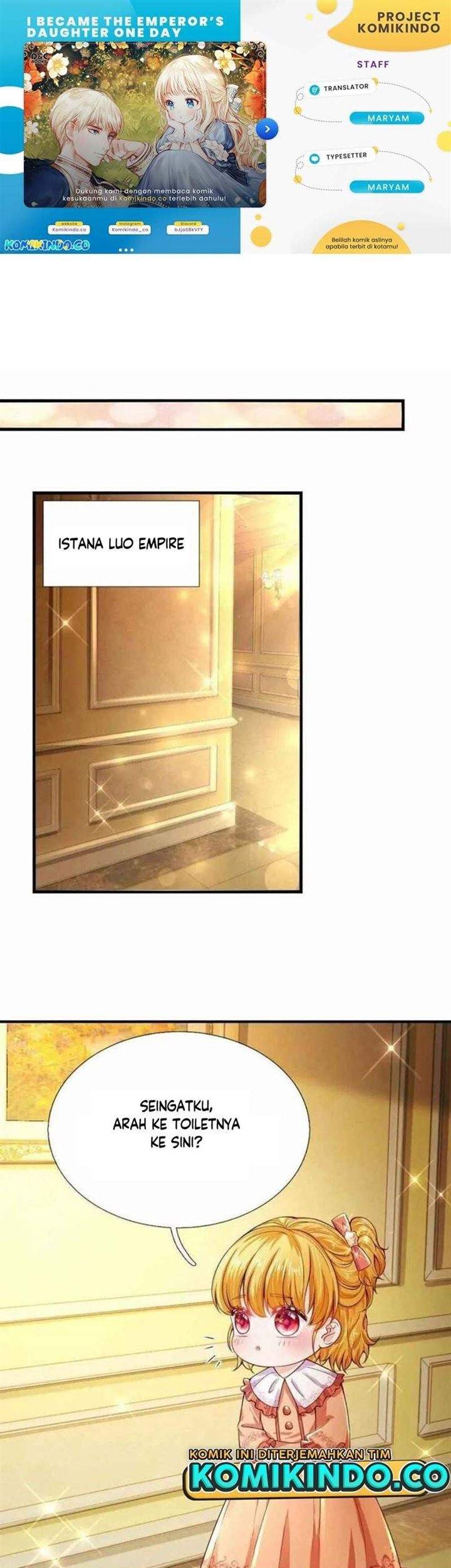 Baca Komik I Became The Emperor’s Daughter One Day Chapter 77 Gambar 1