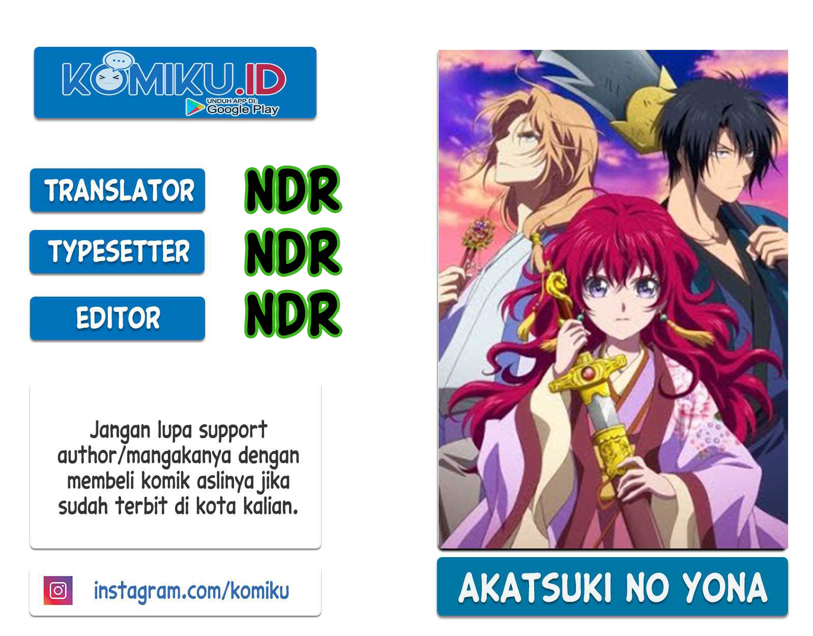 Baca Komik Akatsuki no Yona Chapter 187 Gambar 1