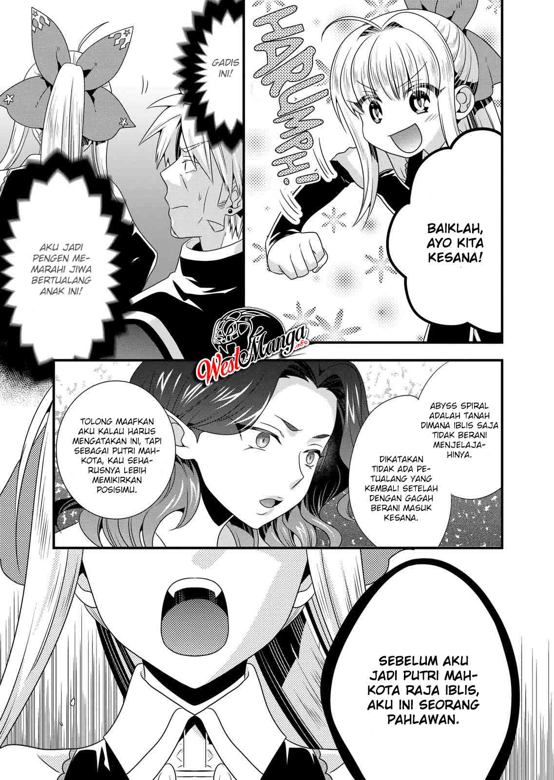 Maou desu Onna Yuusha no Hahaoya to Saikon Shita no de Onna Yuusha ga Giri no Musume ni Narimashita Chapter 46 Gambar 13
