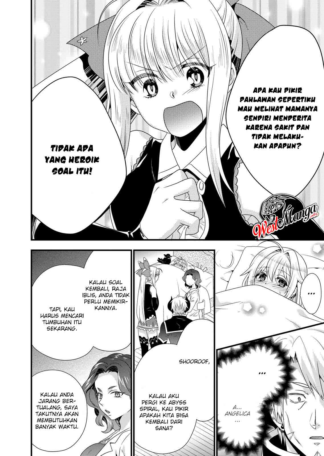 Maou desu Onna Yuusha no Hahaoya to Saikon Shita no de Onna Yuusha ga Giri no Musume ni Narimashita Chapter 46 Gambar 14