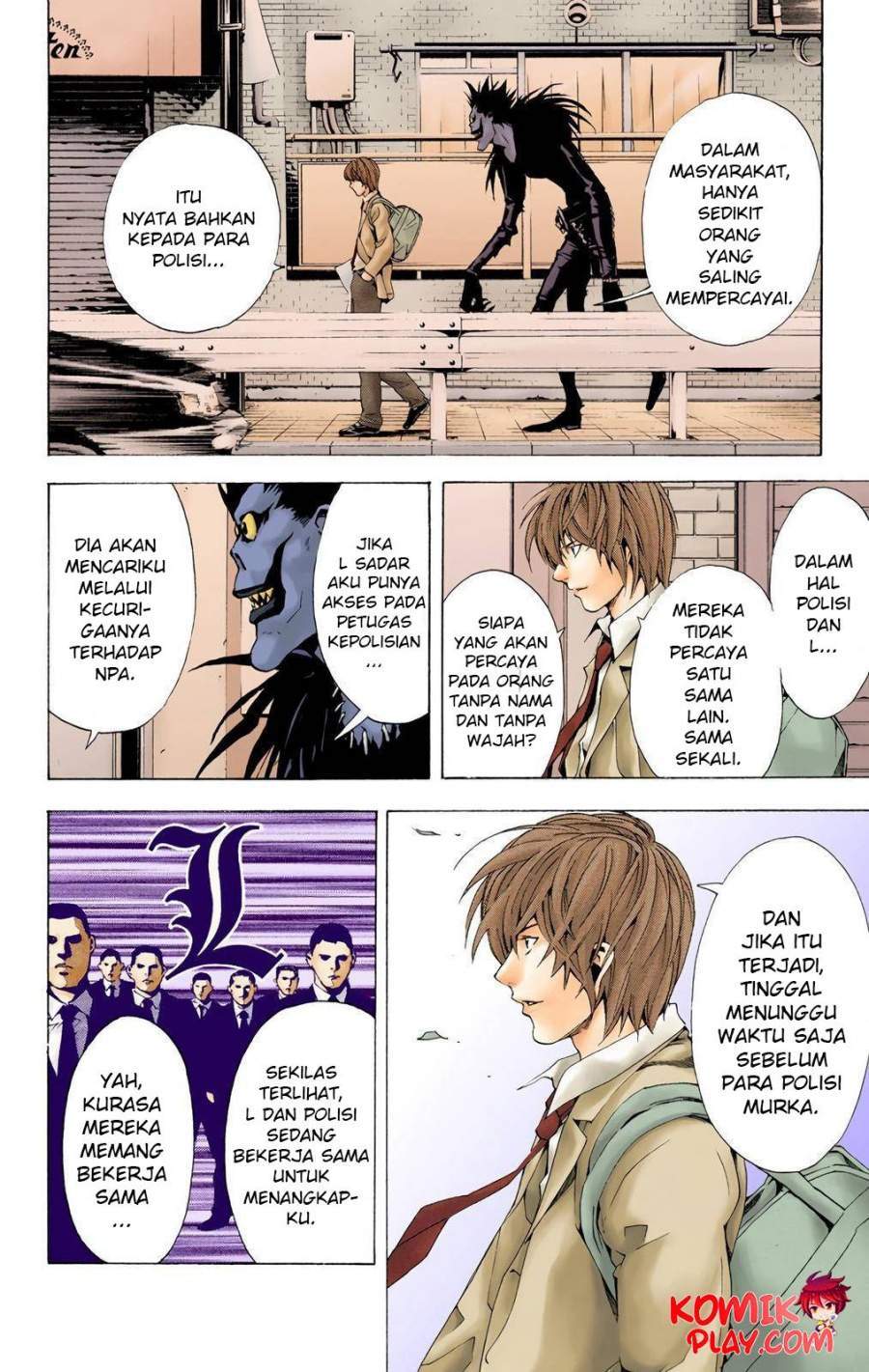 Death Note (Berwarna) Chapter 4 Gambar 10