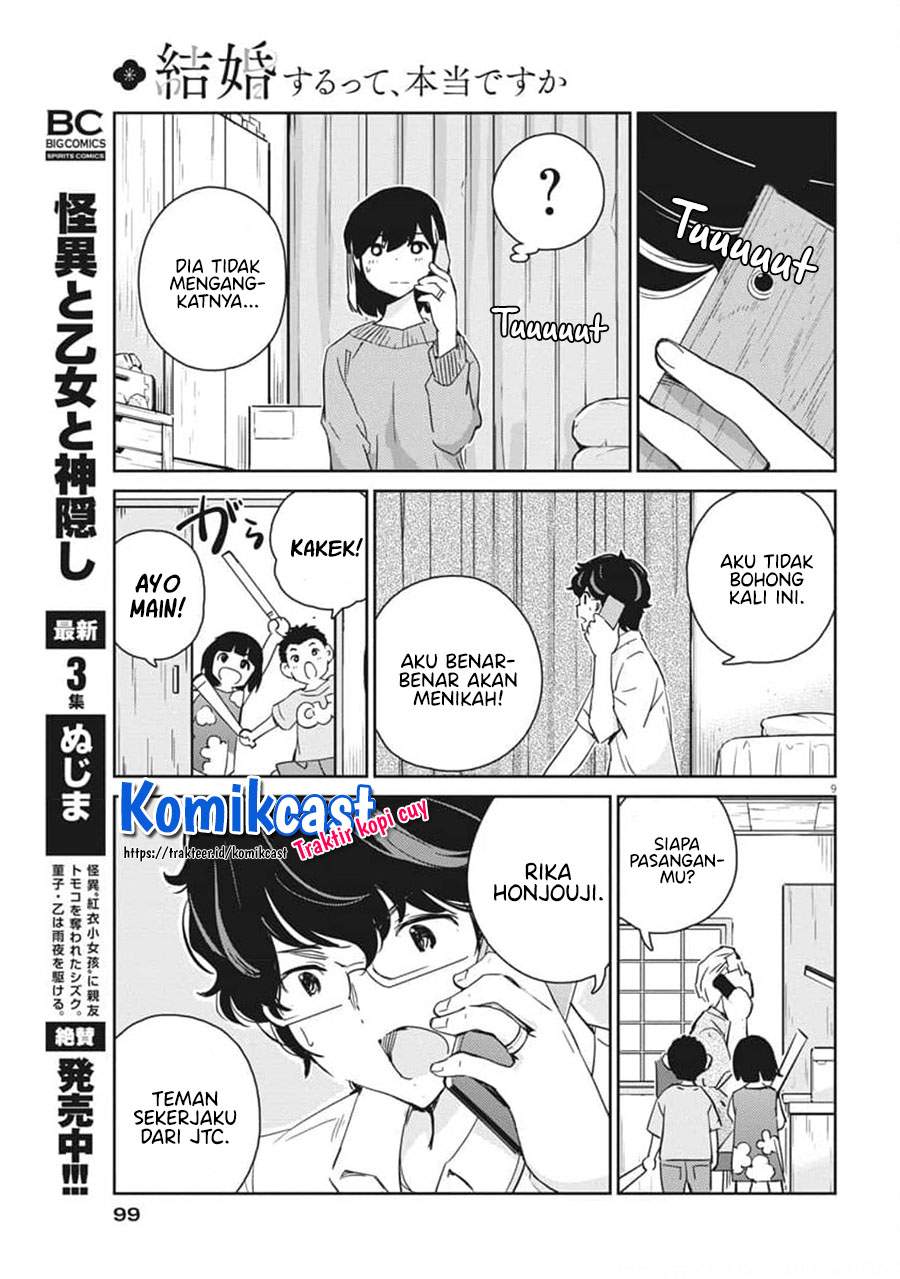 Kekkon Surutte, Hontou Desu Ka? Chapter 54 Gambar 11