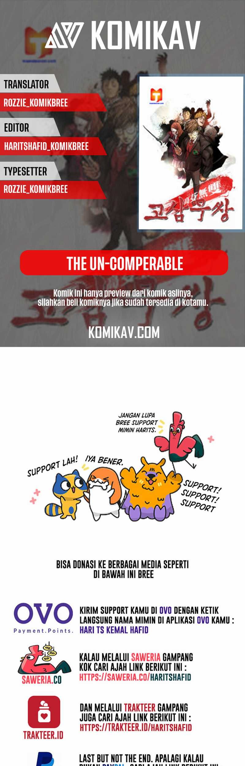 Baca Komik The Un-Comparable Chapter 15 Gambar 1
