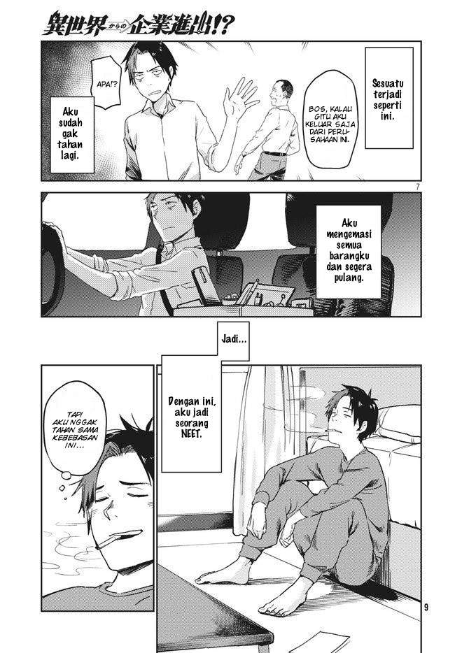 Isekai kara no Kigyou Shinshutsu?! Chapter 1.1 Gambar 11