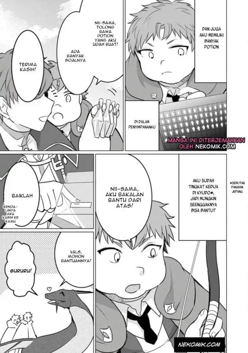 Baca Manga Tensei Saki ga Zannen Ouji Datta Ken: Ima wa Fukkin 1-kai mo Dekinai kedo Yasete Isekai Sukuimasu Chapter 3.3 Gambar 2