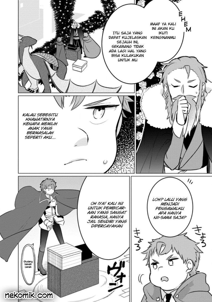 Baca Tensei Saki ga Zannen Ouji Datta Ken: Ima wa Fukkin 1-kai mo Dekinai kedo Yasete Isekai Sukuimasu Chapter 3.2 Gambar 2