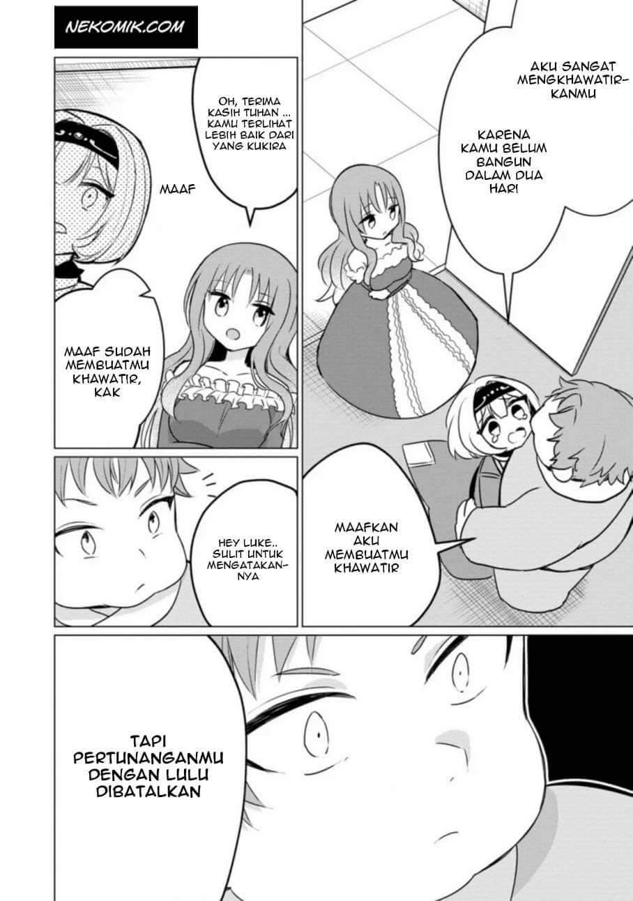 Tensei Saki ga Zannen Ouji Datta Ken: Ima wa Fukkin 1-kai mo Dekinai kedo Yasete Isekai Sukuimasu Chapter 2.2 Gambar 5