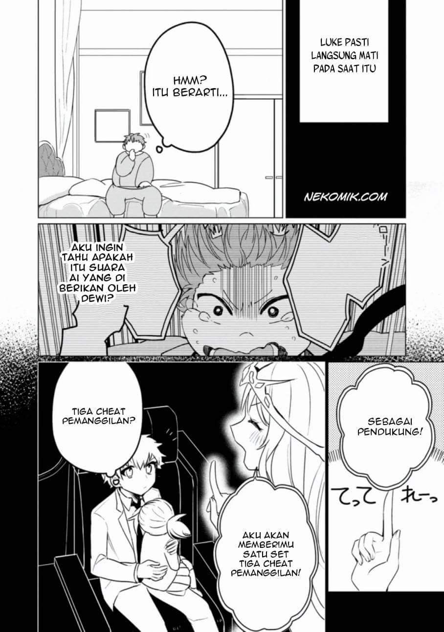Tensei Saki ga Zannen Ouji Datta Ken: Ima wa Fukkin 1-kai mo Dekinai kedo Yasete Isekai Sukuimasu Chapter 2.1 Gambar 9