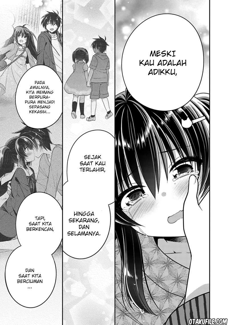 Siscon Ani to Brocon Imouto ga Shoujiki ni Nattara Chapter 15.5 Gambar 9
