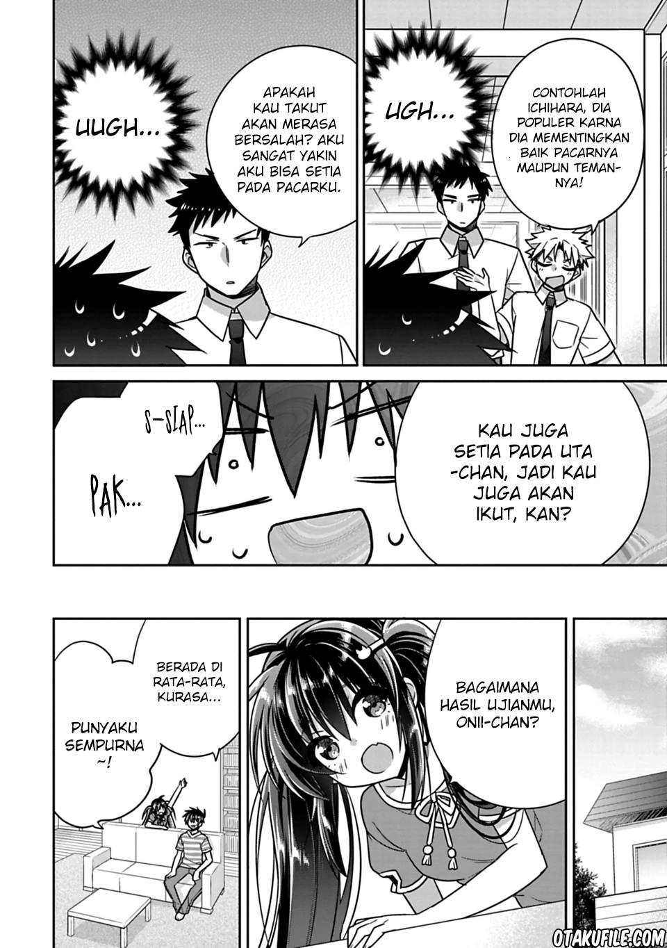 Siscon Ani to Brocon Imouto ga Shoujiki ni Nattara Chapter 12 Gambar 8