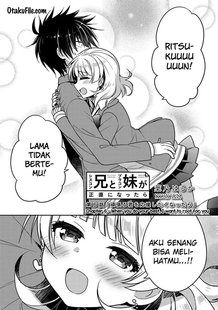 Baca Siscon Ani to Brocon Imouto ga Shoujiki ni Nattara Chapter 6 Gambar 2