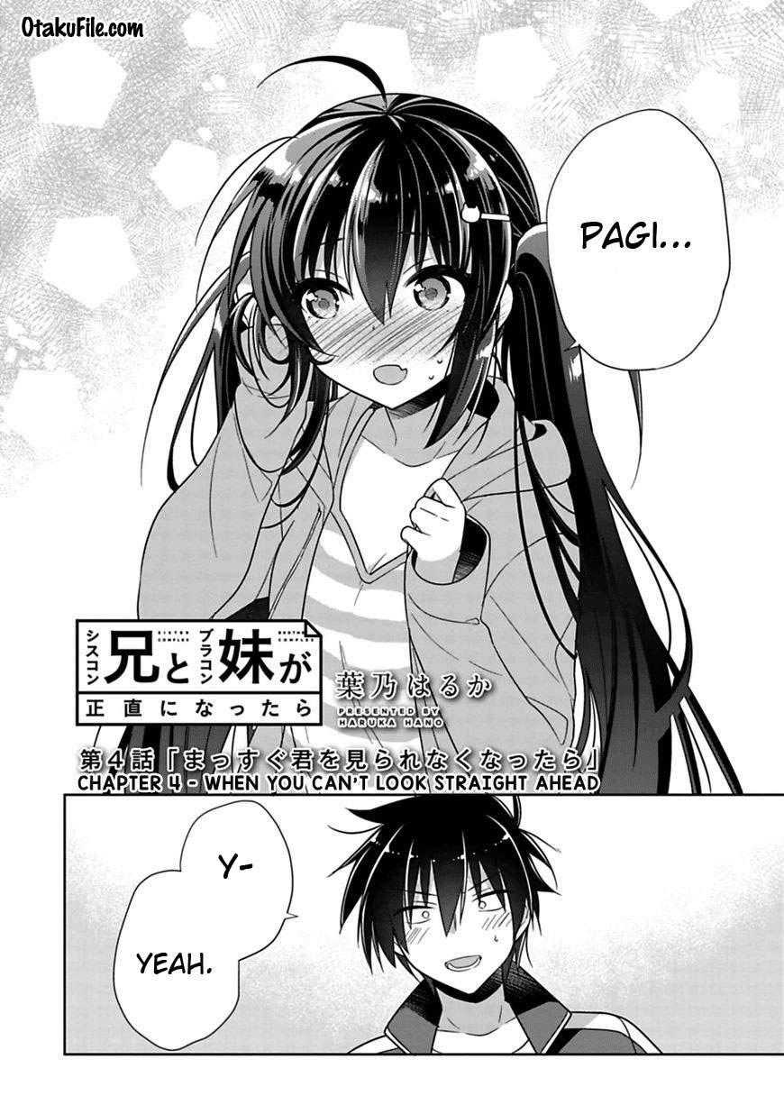 Baca Siscon Ani to Brocon Imouto ga Shoujiki ni Nattara Chapter 4 Gambar 2