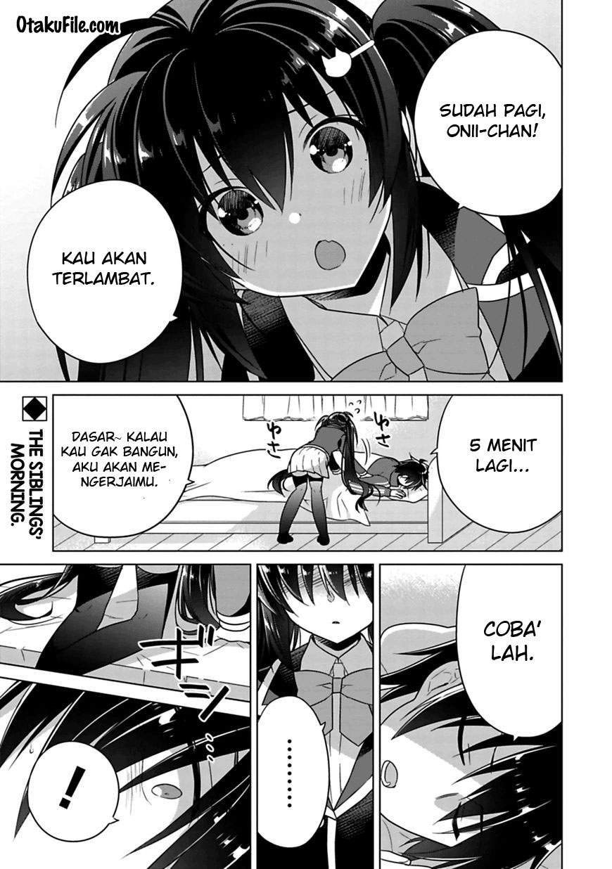 Baca Komik Siscon Ani to Brocon Imouto ga Shoujiki ni Nattara Chapter 3 Gambar 1